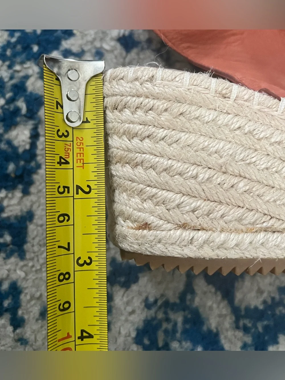 Eileen Fisher Weslia Espadrille Wedge Sandal Cider Leather Size 9 Coastal